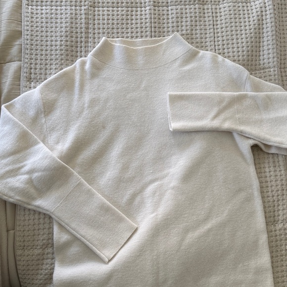 Oversized winter white sweater dress M - Picture 10 of 11